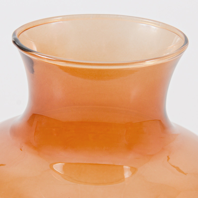 Vase en verre marron marron en L'Incroyable